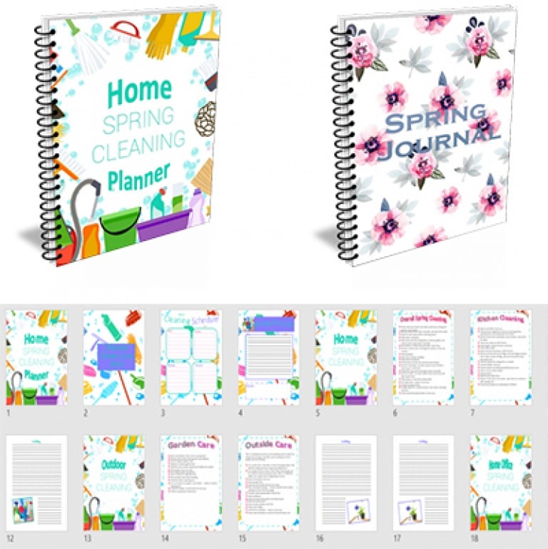Spring Cleaning & Journal Planner