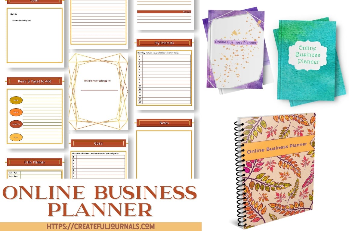 Online Business Planner - Editable PDF