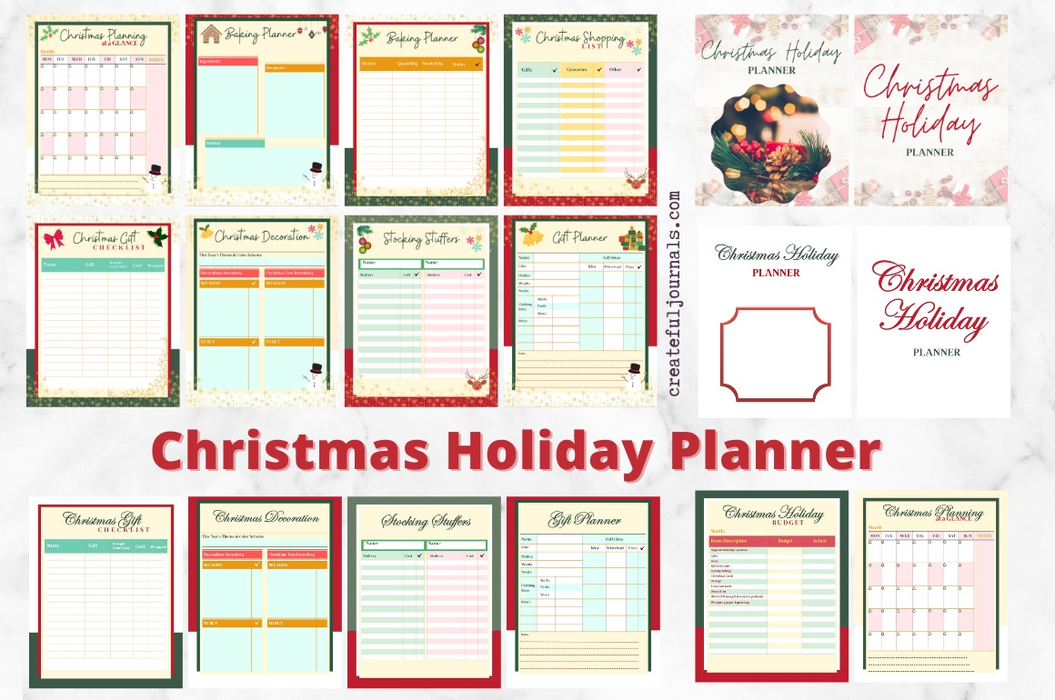 Christmas Planner in Canva and Powerpoint