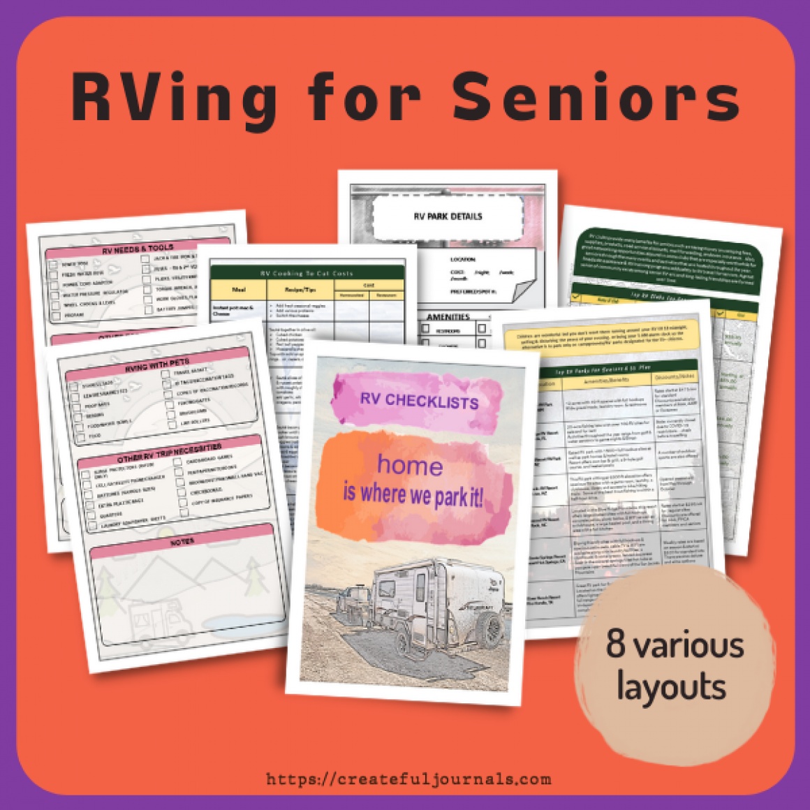 RVing Seniors Simple Templates