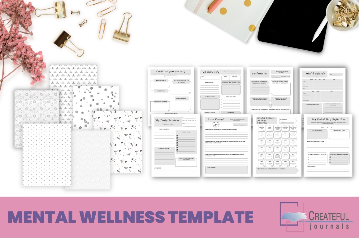 Mental Wellness Planner Template