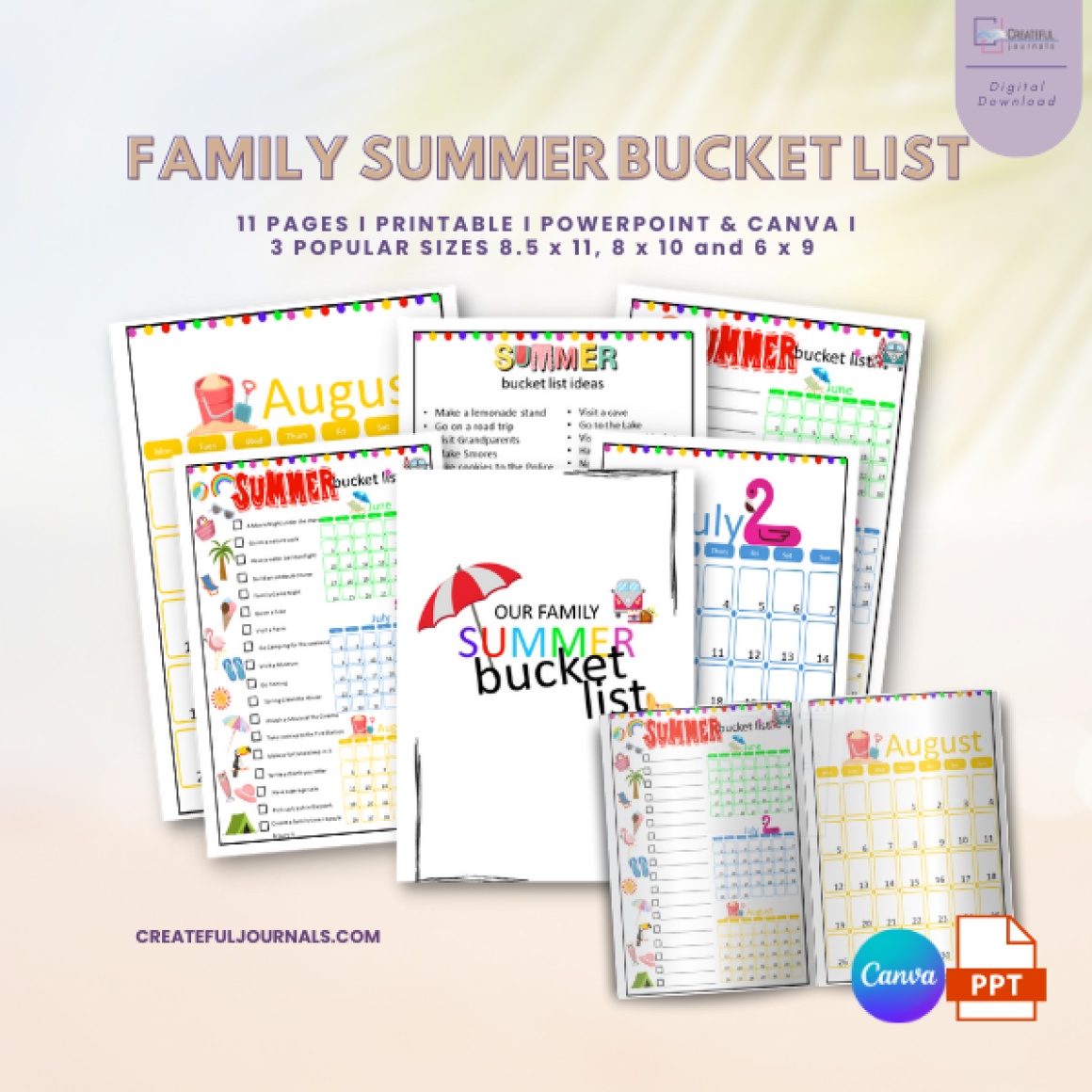 Summer Bucket Lists