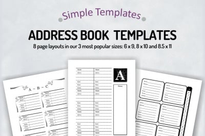 Address Book  Simple Templates