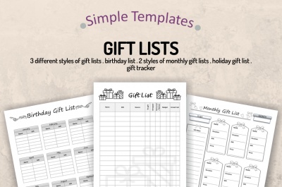 Gift Lists