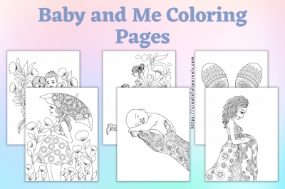 Baby and Me Coloring Pages