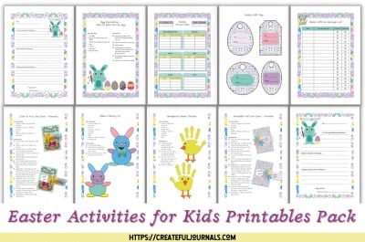 Easter Activities for Kids Printables Pack
