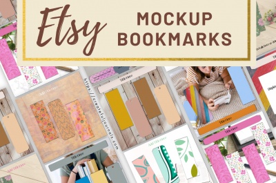 Etsy Mockup Bookmarks