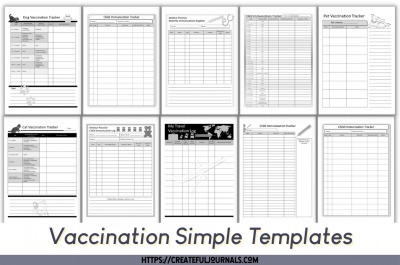 Vaccination Simple Templates