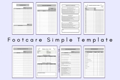 Footcare Simple Templates