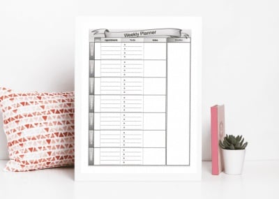 Simple Weekly Planners