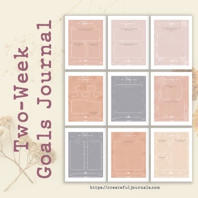 Two Week Goals Journal