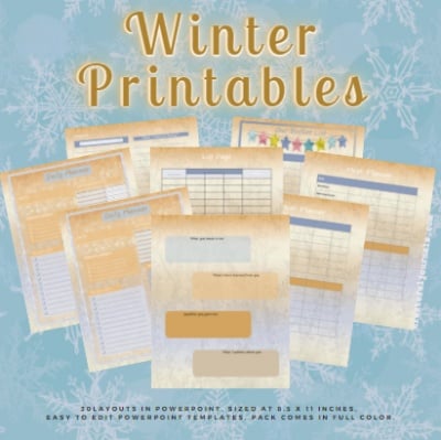 Winter Printables Black Friday