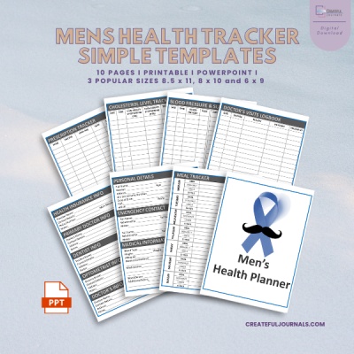 Men's Health Tracker Simple Template