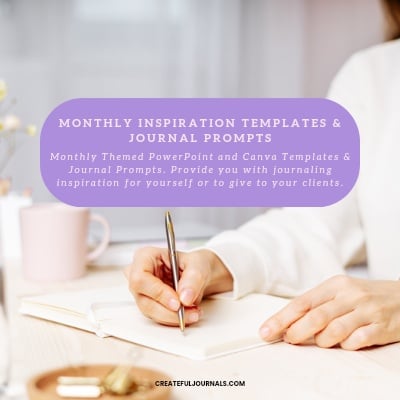 Yearly Option - 2 Months Free - Monthly Inspiration Templates & Journal Prompts