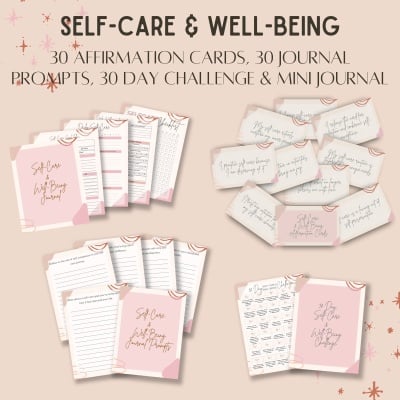 Self-Care & Well-Being Affirmation Bundle
