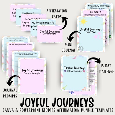 Kids Affirmation Cards Bundle - Joyful Journey's