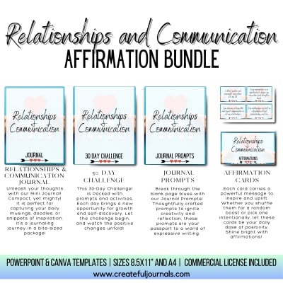 Relationships & Communication Affirmation Bundle