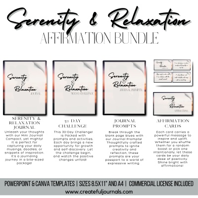 Serenity & Relaxation Affirmation Bundle