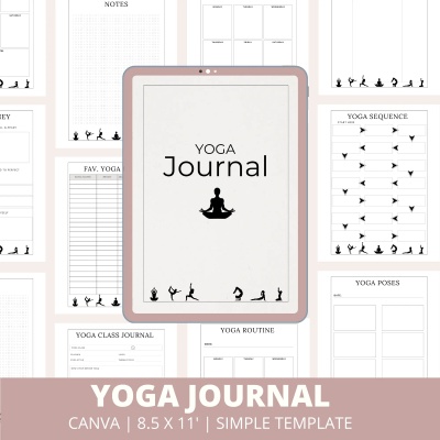 Yoga Journal - Canva Starter Template