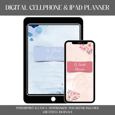 Add On: Digital 12 Week Cellphone & iPad Planner