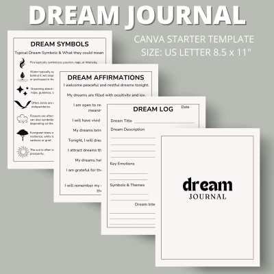 Dream Journal- Starter Template