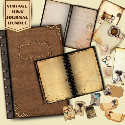 Vintage Coffee Time Junk Journal