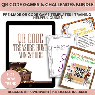Add On QR Code Training & Activities Bundle