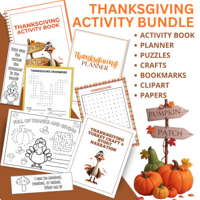Add On: Thanksgiving Activity Pack