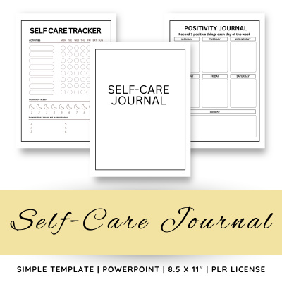 Self-Care Journal -Simple Template