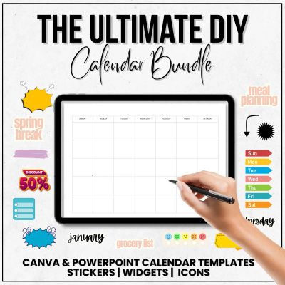 Customizable Calendar Collection for any occasion