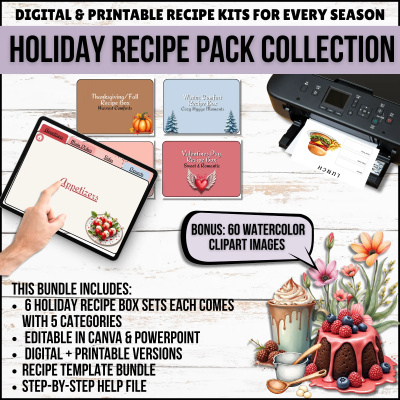 Holiday Recipe Pack Collection