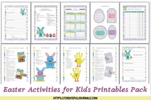 Retirement Sale: Easter Activities for Kids Printables Pack