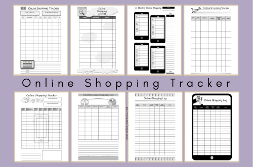 Retirement Sale: ST: Online Shopping Tracker Simple Templates
