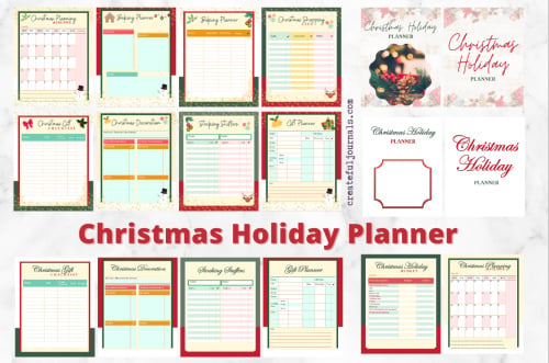 Retirement Sale: Christmas Planner in Canva and Powerpoint