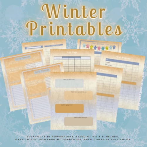 Retirement Sale: Winter Printables Black Friday