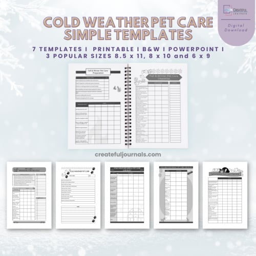 Retirement Sale: ST: Cold Weather Pet Care Simple Templates