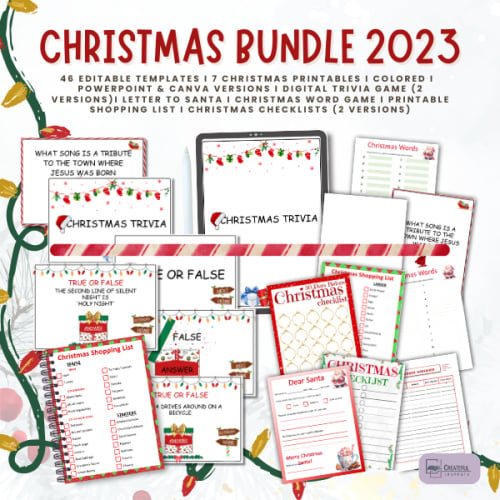 Retirement Sale: Christmas Printable Bundle