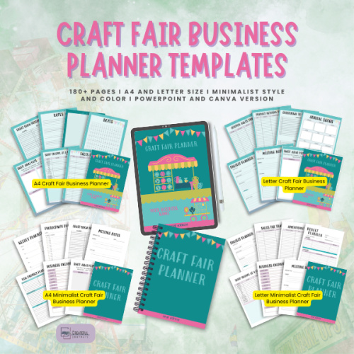Retirement Sale: Craft Fair Business Planner