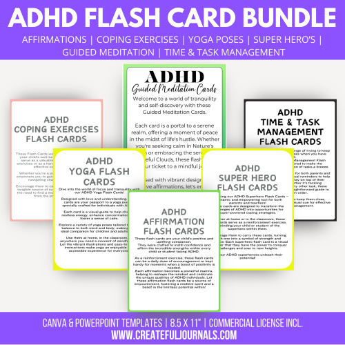 Retirement Sale: ADHD Flash Cards Bundle