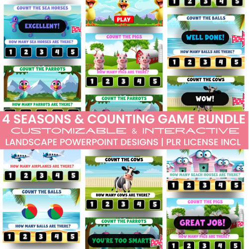 Retirement Sale: Games 4 Seasons & Counting Game Bundle