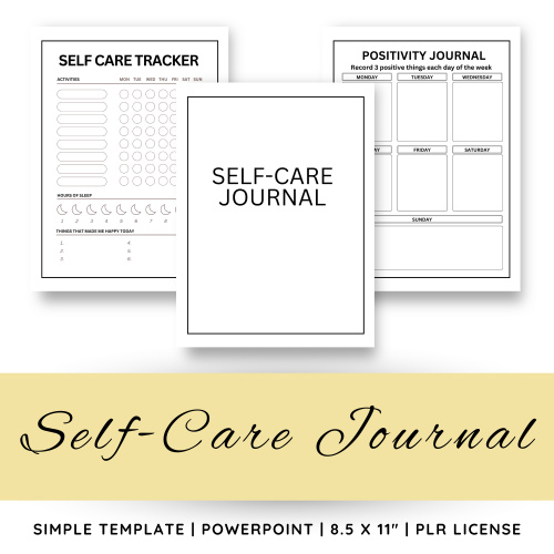Retirement Sale: ST: Self-Care Journal -Simple Template