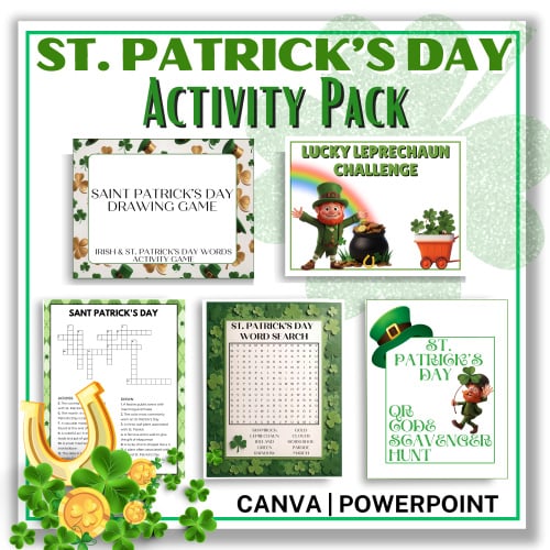 Retirement Sale: Activities Saint Patrick's Day Activity Pack