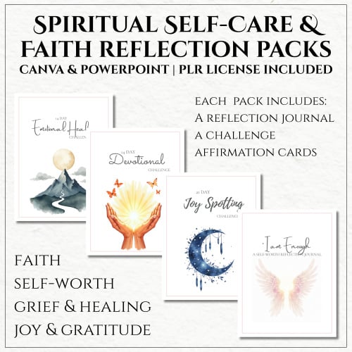 Spiritual Self-Care Faith & Reflection Pack