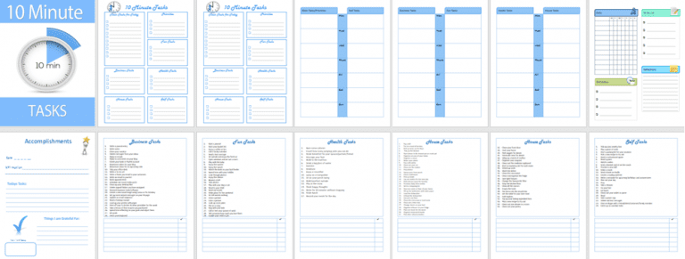 10 Minute Tasks - Createful Journals Your Creative Inspiration