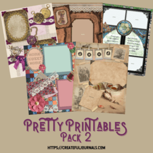 Pretty Printables Club 2 - Createful Journals Your Creative Inspiration