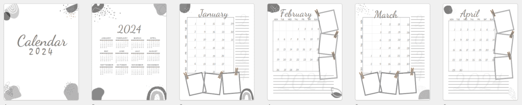 2024 Calendar Pack - Createful Journals Your Creative Inspiration