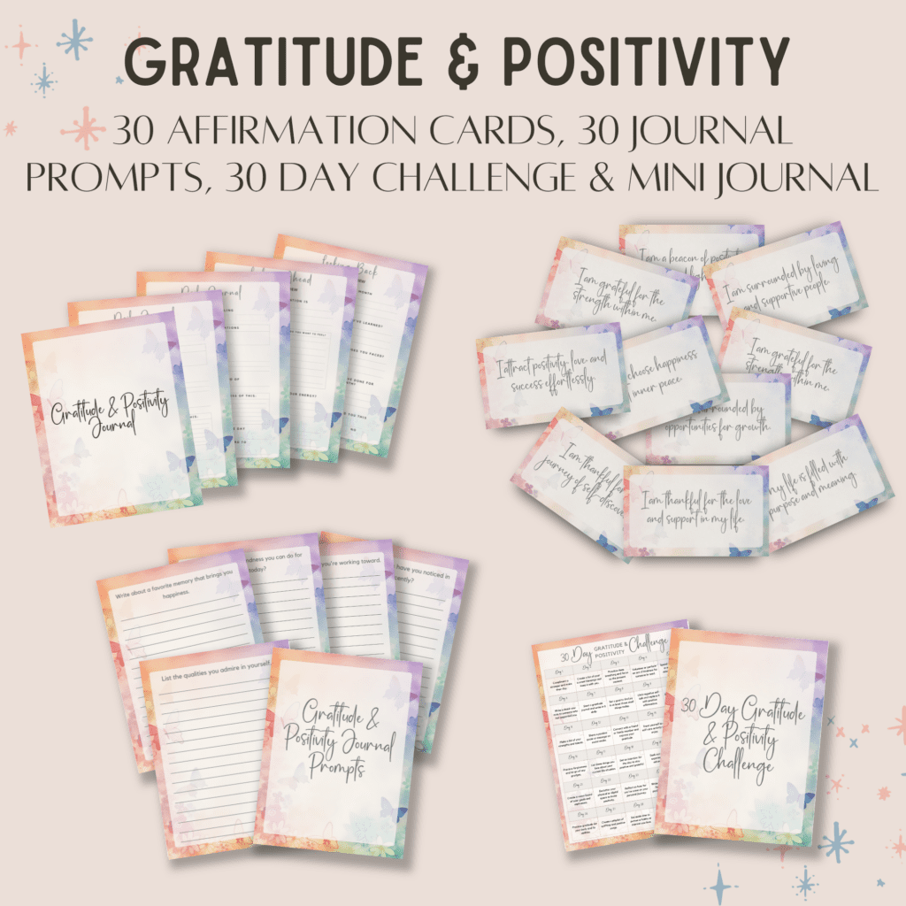 Positivity Journal.pdf Affirmation and Gratitude PLR Cards - Createful Journals Your Creative ...